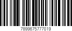 Código de barras (EAN, GTIN, SKU, ISBN): '7899675777019'