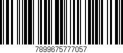 Código de barras (EAN, GTIN, SKU, ISBN): '7899675777057'