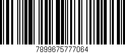 Código de barras (EAN, GTIN, SKU, ISBN): '7899675777064'