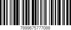 Código de barras (EAN, GTIN, SKU, ISBN): '7899675777088'
