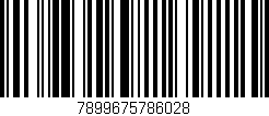 Código de barras (EAN, GTIN, SKU, ISBN): '7899675786028'
