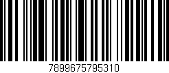Código de barras (EAN, GTIN, SKU, ISBN): '7899675795310'
