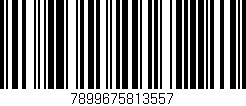 Código de barras (EAN, GTIN, SKU, ISBN): '7899675813557'