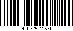 Código de barras (EAN, GTIN, SKU, ISBN): '7899675813571'