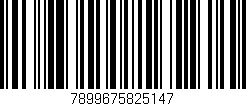 Código de barras (EAN, GTIN, SKU, ISBN): '7899675825147'