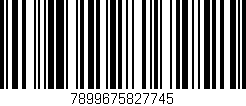 Código de barras (EAN, GTIN, SKU, ISBN): '7899675827745'