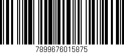 Código de barras (EAN, GTIN, SKU, ISBN): '7899676015875'