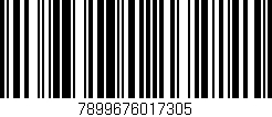 Código de barras (EAN, GTIN, SKU, ISBN): '7899676017305'