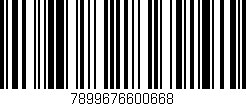 Código de barras (EAN, GTIN, SKU, ISBN): '7899676600668'
