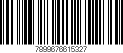 Código de barras (EAN, GTIN, SKU, ISBN): '7899676615327'