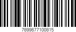 Código de barras (EAN, GTIN, SKU, ISBN): '7899677100815'