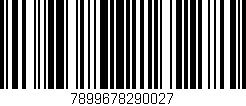 Código de barras (EAN, GTIN, SKU, ISBN): '7899678290027'