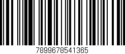 Código de barras (EAN, GTIN, SKU, ISBN): '7899678541365'