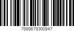 Código de barras (EAN, GTIN, SKU, ISBN): '7899679300947'