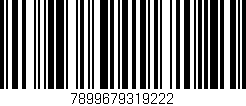 Código de barras (EAN, GTIN, SKU, ISBN): '7899679319222'