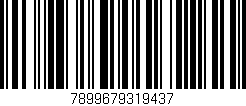 Código de barras (EAN, GTIN, SKU, ISBN): '7899679319437'