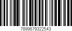 Código de barras (EAN, GTIN, SKU, ISBN): '7899679322543'