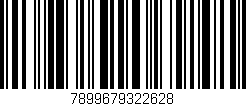 Código de barras (EAN, GTIN, SKU, ISBN): '7899679322628'