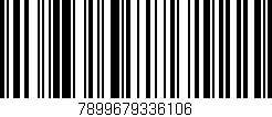 Código de barras (EAN, GTIN, SKU, ISBN): '7899679336106'