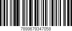 Código de barras (EAN, GTIN, SKU, ISBN): '7899679347058'