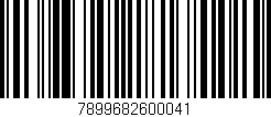 Código de barras (EAN, GTIN, SKU, ISBN): '7899682600041'