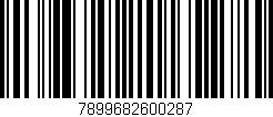 Código de barras (EAN, GTIN, SKU, ISBN): '7899682600287'