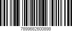 Código de barras (EAN, GTIN, SKU, ISBN): '7899682600898'