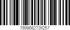 Código de barras (EAN, GTIN, SKU, ISBN): '7899682728257'
