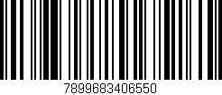Código de barras (EAN, GTIN, SKU, ISBN): '7899683406550'
