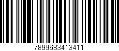 Código de barras (EAN, GTIN, SKU, ISBN): '7899683413411'