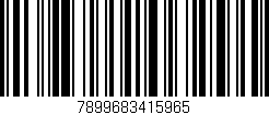 Código de barras (EAN, GTIN, SKU, ISBN): '7899683415965'
