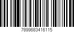 Código de barras (EAN, GTIN, SKU, ISBN): '7899683416115'