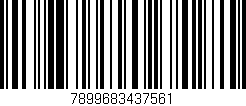 Código de barras (EAN, GTIN, SKU, ISBN): '7899683437561'