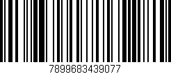 Código de barras (EAN, GTIN, SKU, ISBN): '7899683439077'