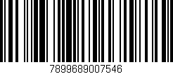 Código de barras (EAN, GTIN, SKU, ISBN): '7899689007546'