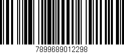 Código de barras (EAN, GTIN, SKU, ISBN): '7899689012298'