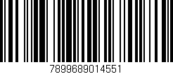 Código de barras (EAN, GTIN, SKU, ISBN): '7899689014551'