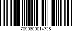 Código de barras (EAN, GTIN, SKU, ISBN): '7899689014735'