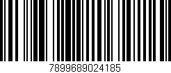 Código de barras (EAN, GTIN, SKU, ISBN): '7899689024185'