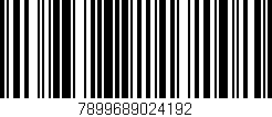 Código de barras (EAN, GTIN, SKU, ISBN): '7899689024192'