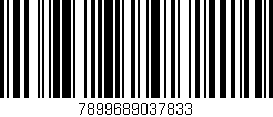 Código de barras (EAN, GTIN, SKU, ISBN): '7899689037833'