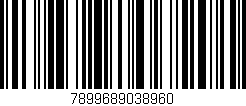 Código de barras (EAN, GTIN, SKU, ISBN): '7899689038960'