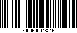 Código de barras (EAN, GTIN, SKU, ISBN): '7899689046316'