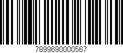 Código de barras (EAN, GTIN, SKU, ISBN): '7899690000567'