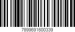 Código de barras (EAN, GTIN, SKU, ISBN): '7899691600339'