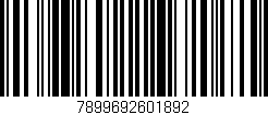 Código de barras (EAN, GTIN, SKU, ISBN): '7899692601892'