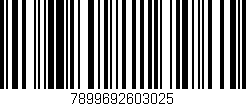 Código de barras (EAN, GTIN, SKU, ISBN): '7899692603025'