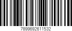 Código de barras (EAN, GTIN, SKU, ISBN): '7899692611532'