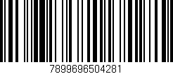 Código de barras (EAN, GTIN, SKU, ISBN): '7899696504281'