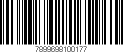 Código de barras (EAN, GTIN, SKU, ISBN): '7899698100177'
